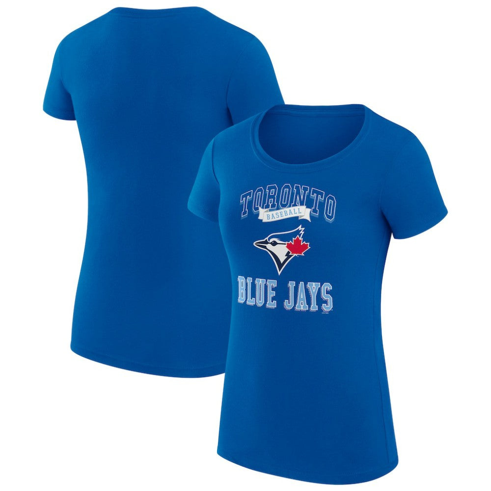 Toronto Blue Jays G-III 4Her by Carl Banks Women's Super-Slim Fit Lightweight Team Logo Graphic T-Shirt - MLB T-shirts