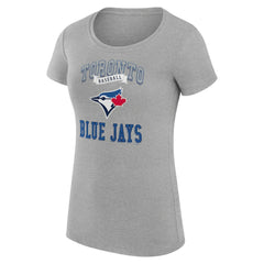 Toronto Blue Jays G-III 4Her by Carl Banks Women's Super-Slim Fit Lightweight Team Logo Graphic T-Shirt - MLB T-shirts