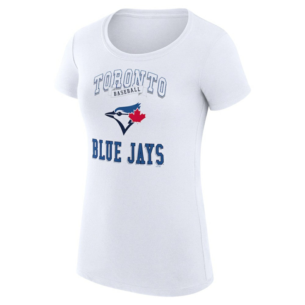Toronto Blue Jays G-III 4Her by Carl Banks Women's Super-Slim Fit Lightweight Team Logo Graphic T-Shirt - MLB T-shirts