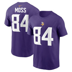 Minnesota Vikings Randy Moss  Retired Player Name & Number T-Shirt | NFL On sale
