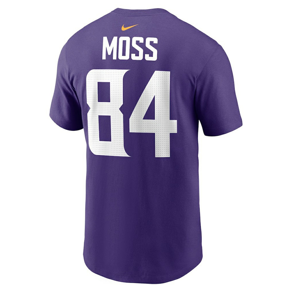 Minnesota Vikings Randy Moss  Retired Player Name & Number T-Shirt | NFL On sale