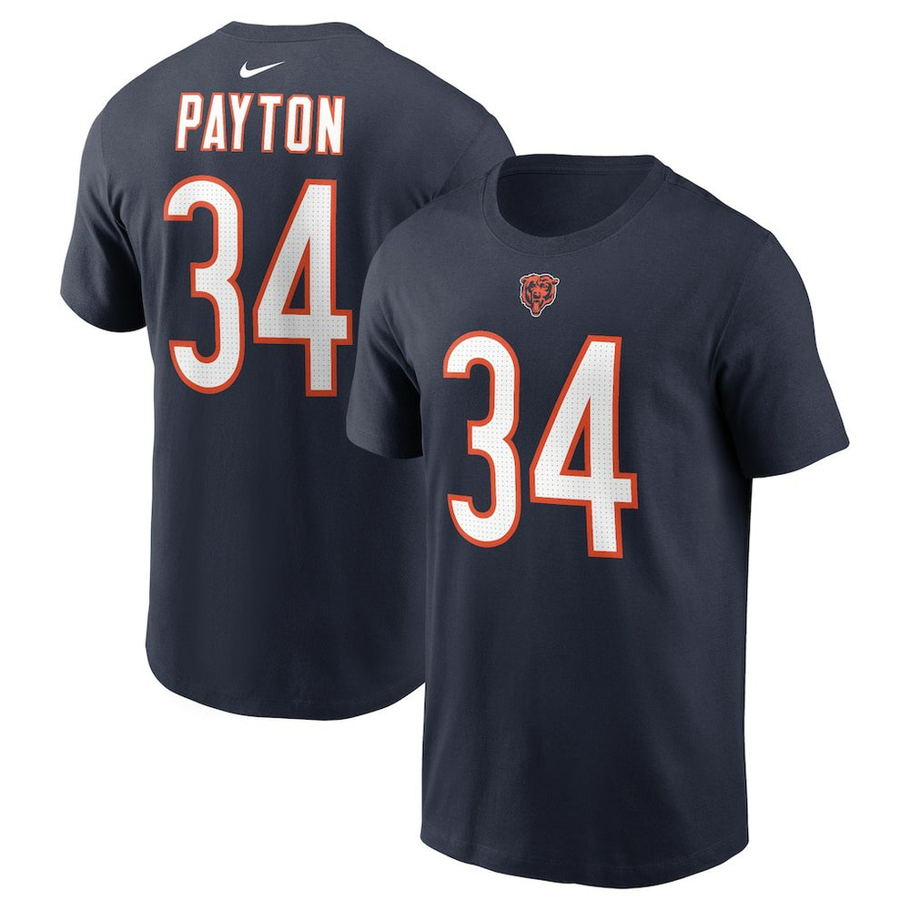 Chicago Bears Walter Payton  Retired Player Name & Number T-Shirt | NFL Near me