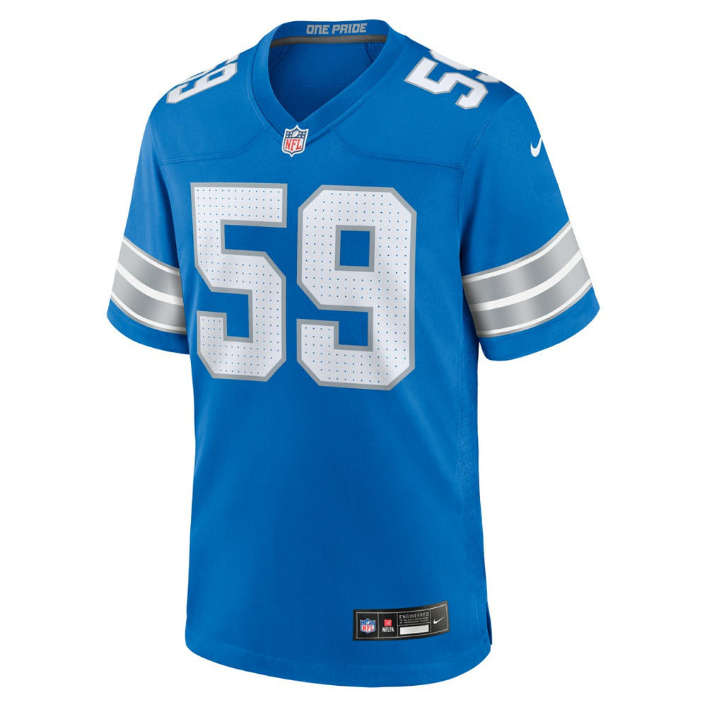 Detroit Lions Giovanni Manu  Team Game Jersey | NFL On sale