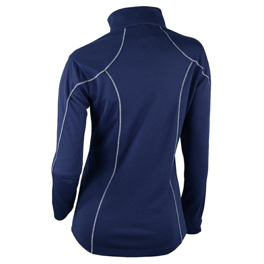 Houston Astros Columbia Women's Cooperstown Collection Shotgun 2.0 Omni-Wick Quarter-Zip Top - Navy - MLB Tops