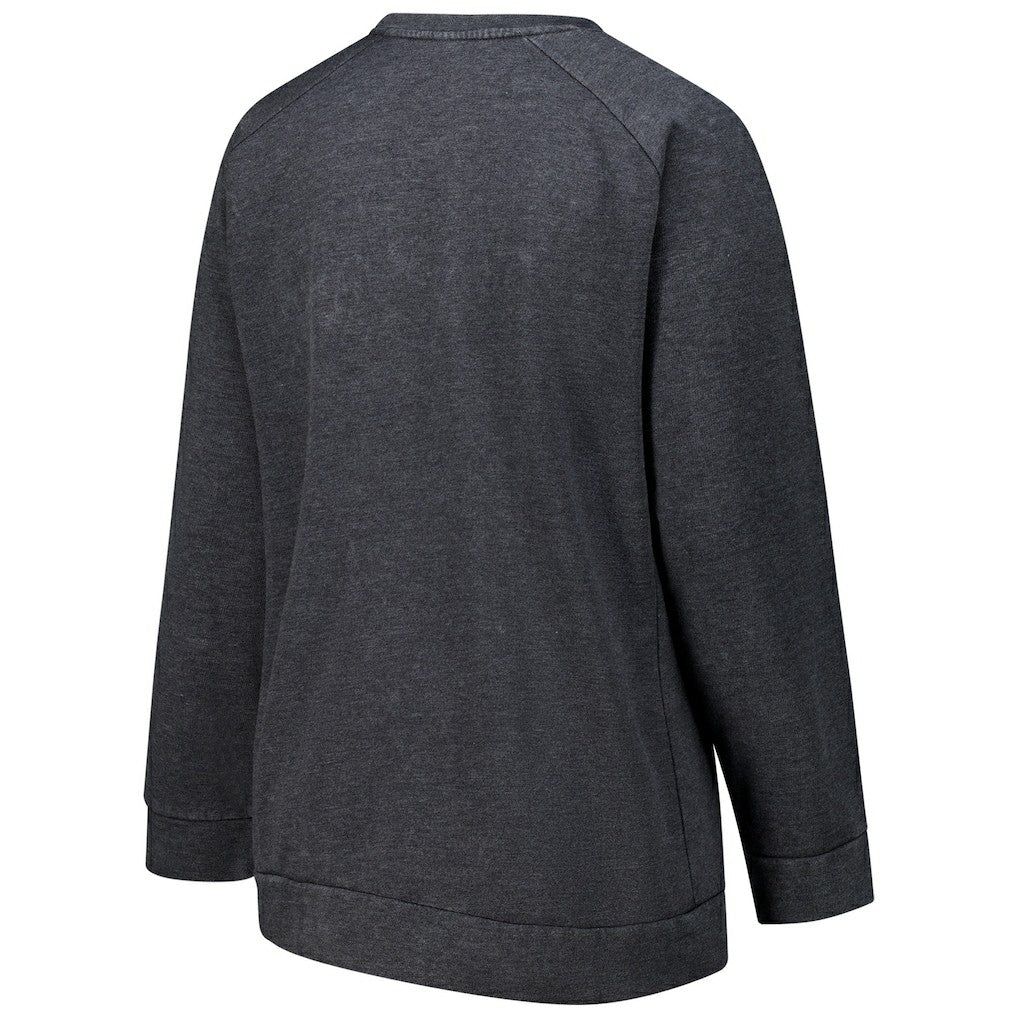 Minnesota Vikings Profile Women's Plus Size Acid Wash Raglan Sweatshirt | NFL Sale
