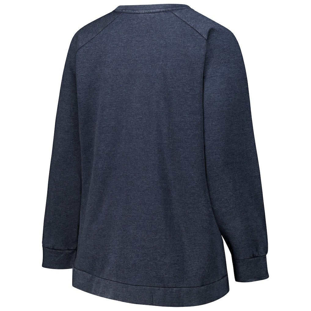 Chicago Bears Profile Women's Plus Size Acid Wash Raglan Sweatshirt | NFL US