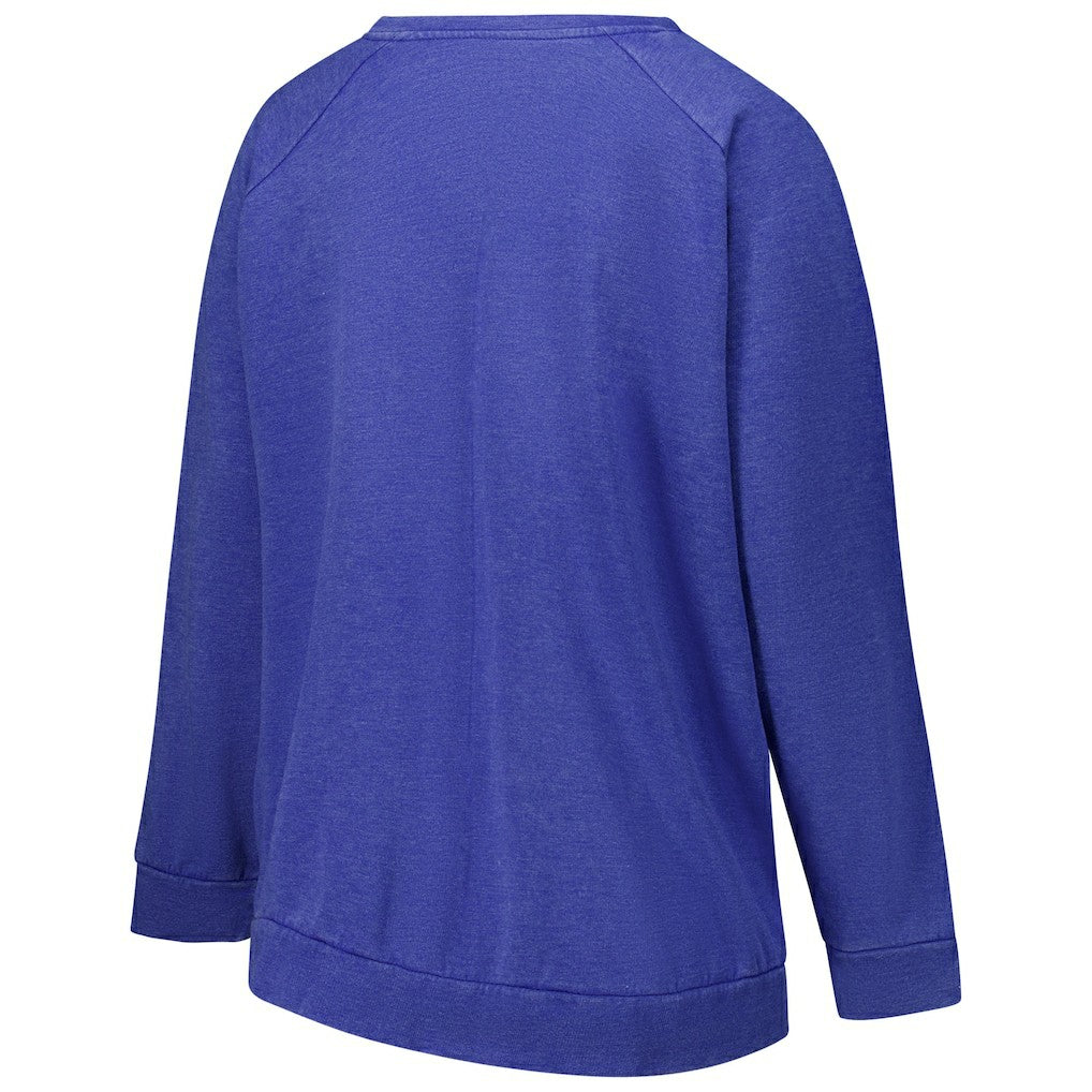 Indianapolis Colts Profile Women's Plus Size Acid Wash Raglan Sweatshirt | NFL US