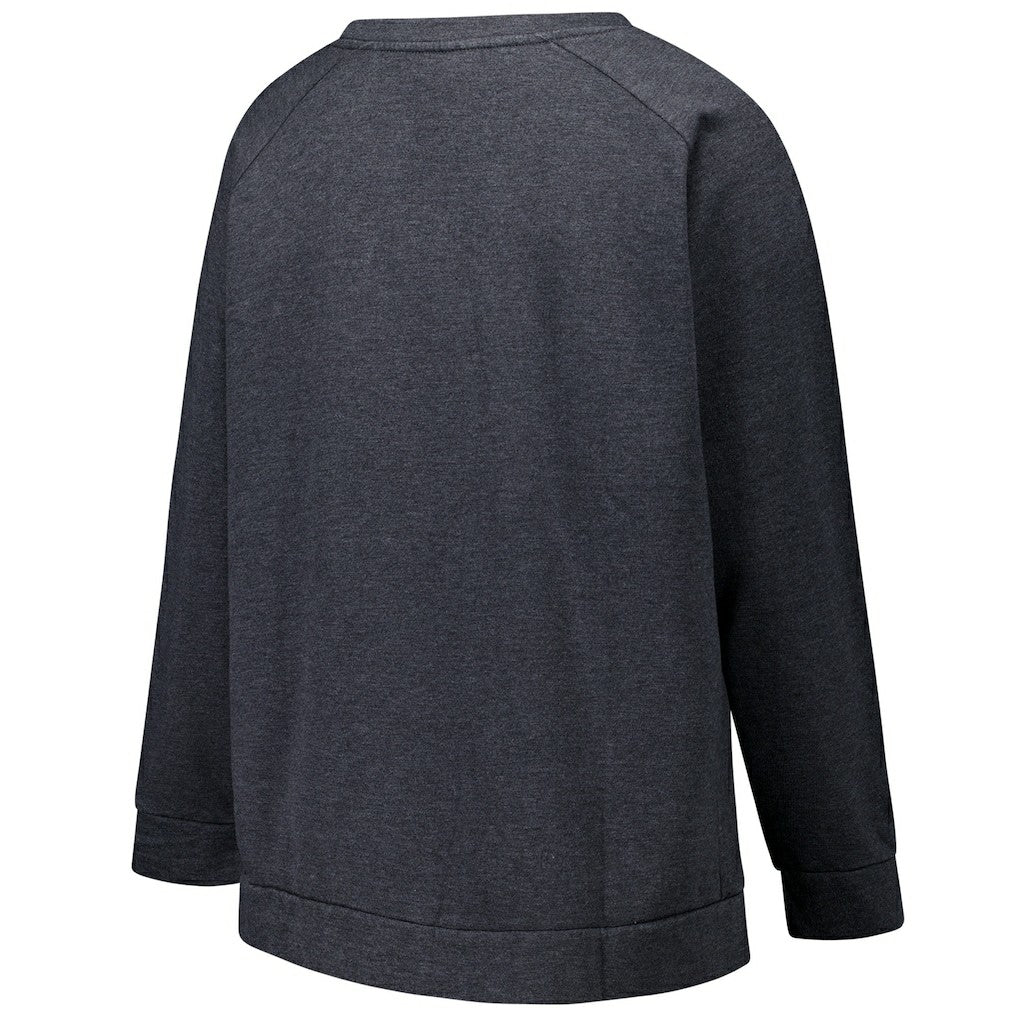 Las Vegas Raiders Profile Women's Plus Size Acid Wash Raglan Sweatshirt | NFL Sale