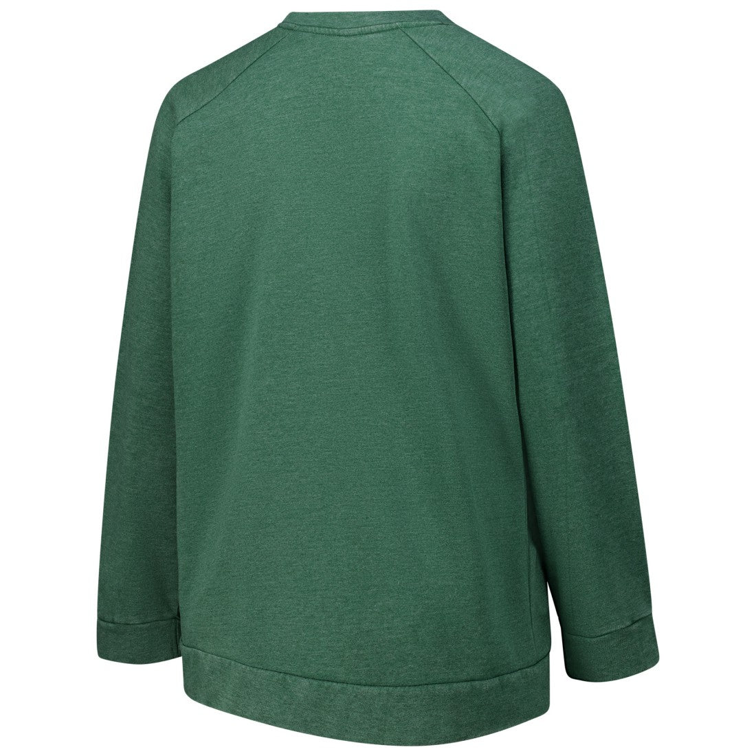 Green Bay Packers Profile Women's Plus Size Acid Wash Raglan Sweatshirt | NFL Outlet