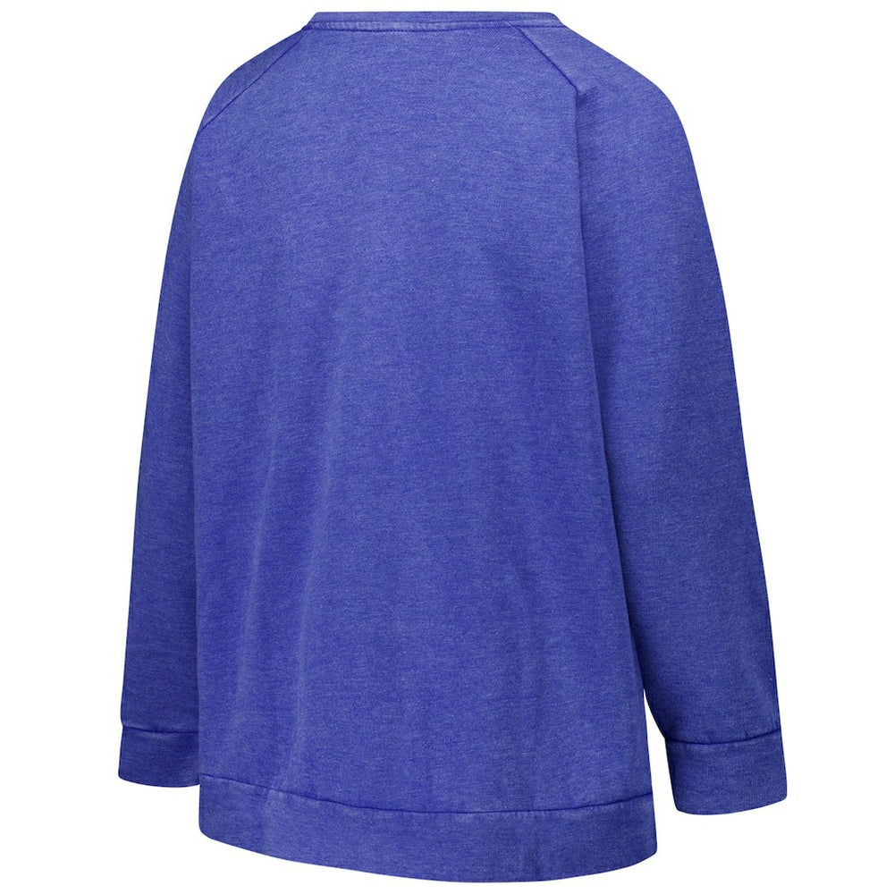 New England Patriots Profile Women's Plus Size Acid Wash Raglan Sweatshirt | NFL New