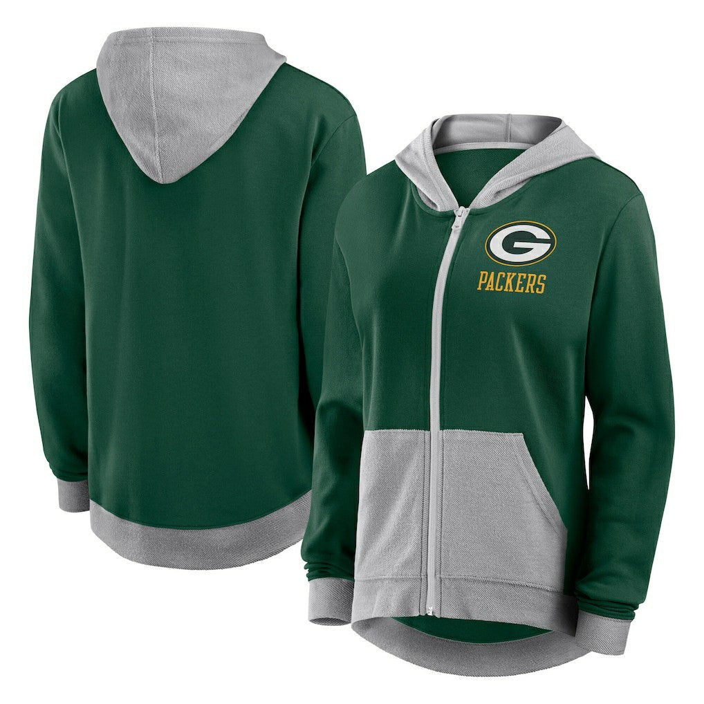 Green Bay Packers Women's Hit It Full-Zip Hoodie | NFL Online