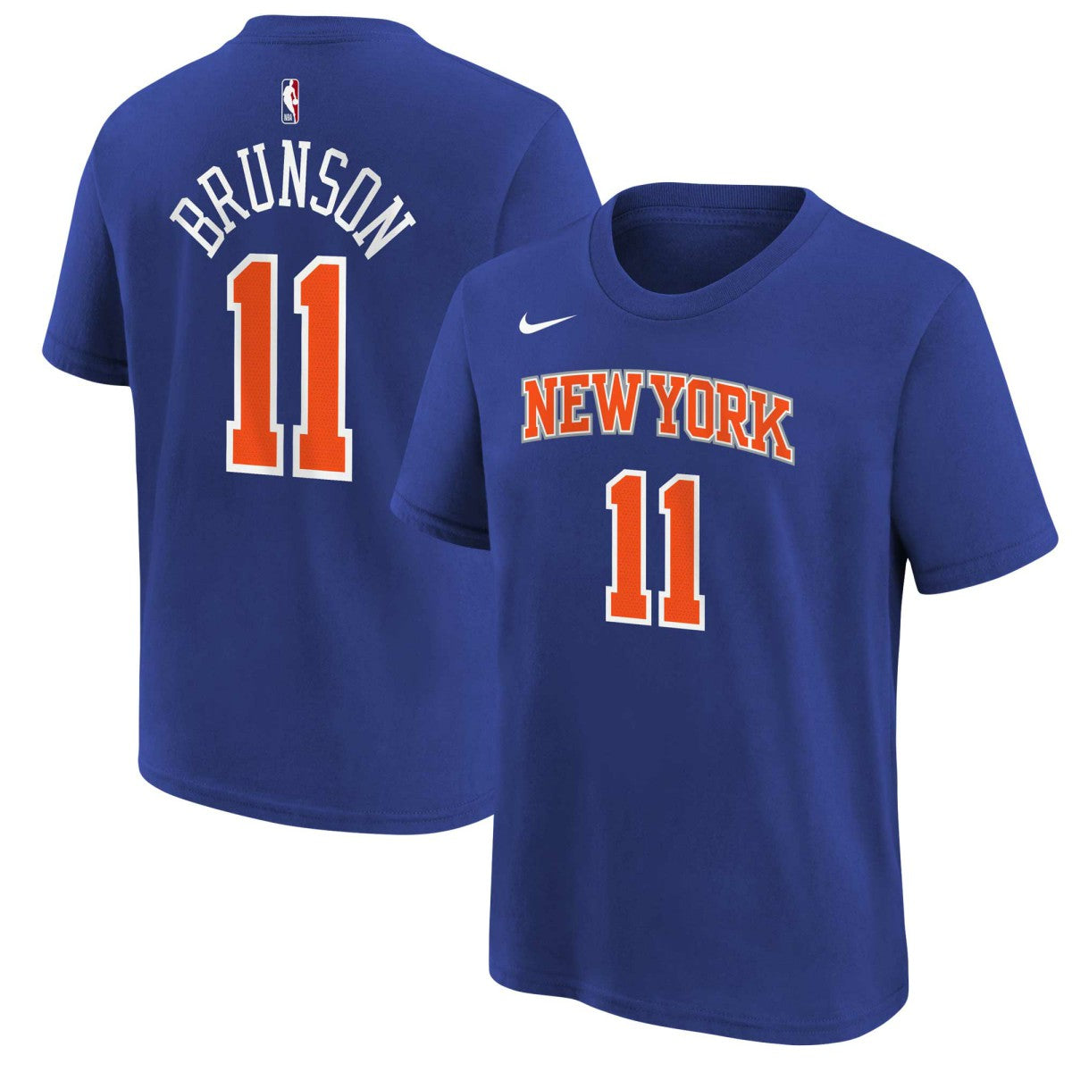 Blue Jalen Brunson New York Knicks Youth Icon Name & Number T-Shirt | NBA