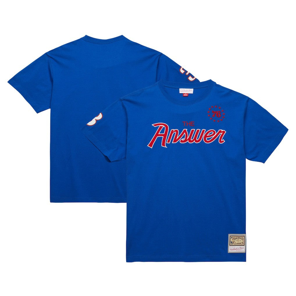 Royal Allen Iverson Philadelphia 76ers Premium Nickname T-Shirt | NBA