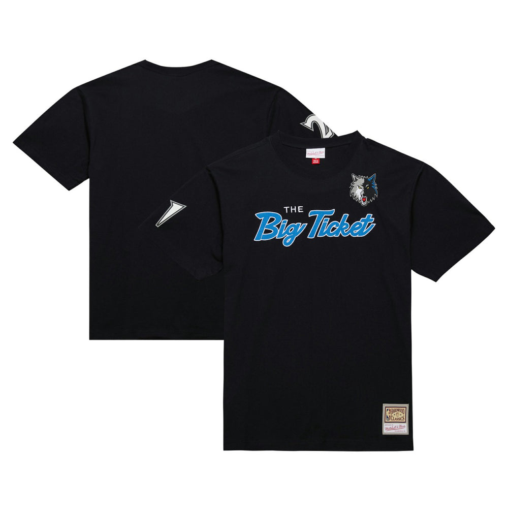 Black Kevin Garnett Minnesota Timberwolves Premium Nickname T-Shirt | NBA