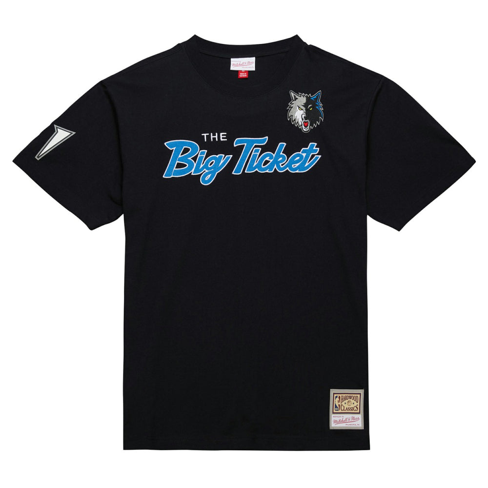Black Kevin Garnett Minnesota Timberwolves Premium Nickname T-Shirt | NBA