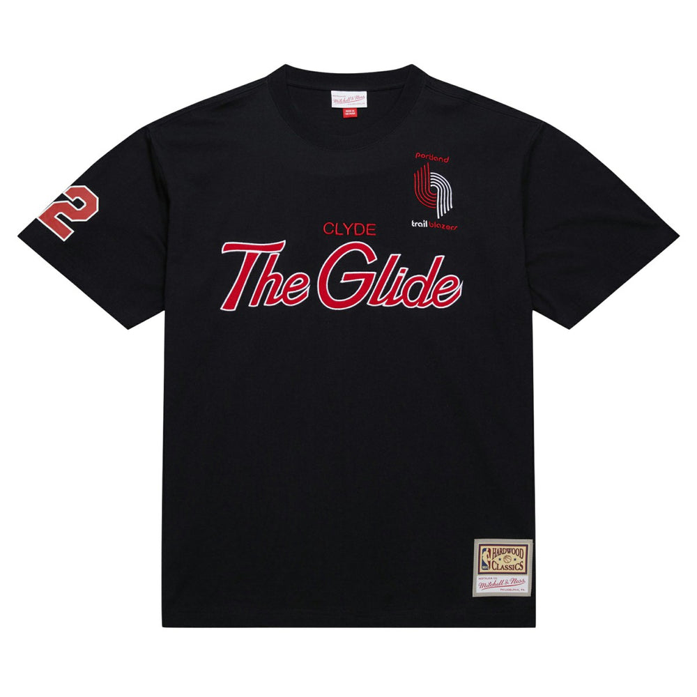Black Clyde Drexler Portland Trail Blazers Premium Nickname T-Shirt | NBA