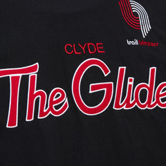 Black Clyde Drexler Portland Trail Blazers Premium Nickname T-Shirt | NBA