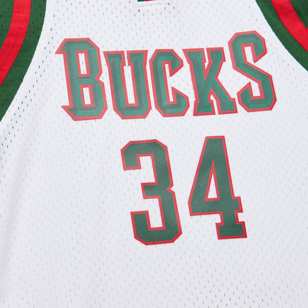 White Giannis Antetokounmpo Milwaukee Bucks 2013/14 Hardwood Classics Swingman Jersey | NBA