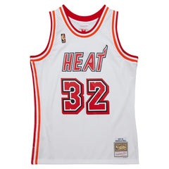White Shaquille O'Neal Miami Heat 2007/08 Hardwood Classics Swingman Jersey | NBA