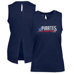 Pittsburgh Pirates Levelwear Women's Paisley Independence Aviation Tank Top - MLB Tanks