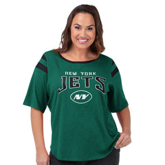 New York Jets G-III 4Her by Carl Banks Women's Plus Size Linebacker T-Shirt | NFL Hot