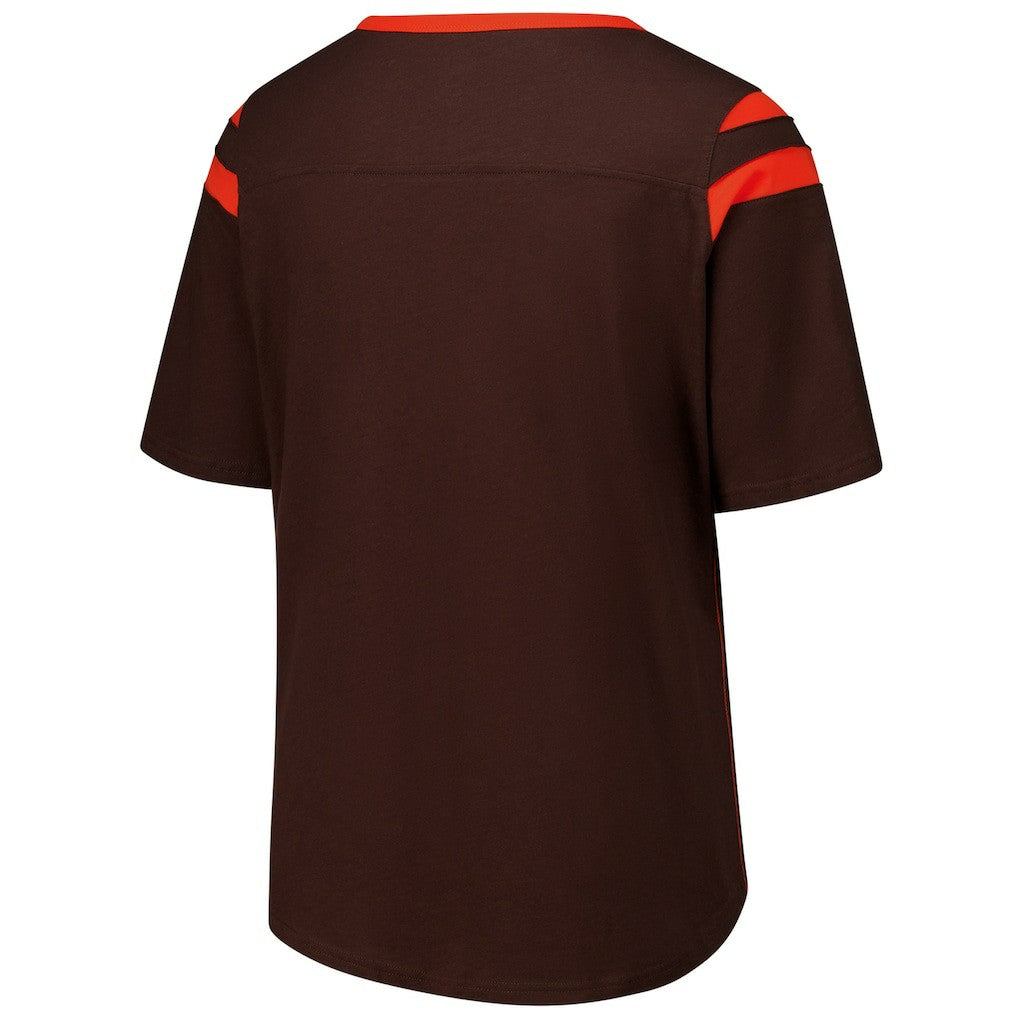 Cleveland Browns G-III 4Her by Carl Banks Women's Plus Size Linebacker T-Shirt | NFL US