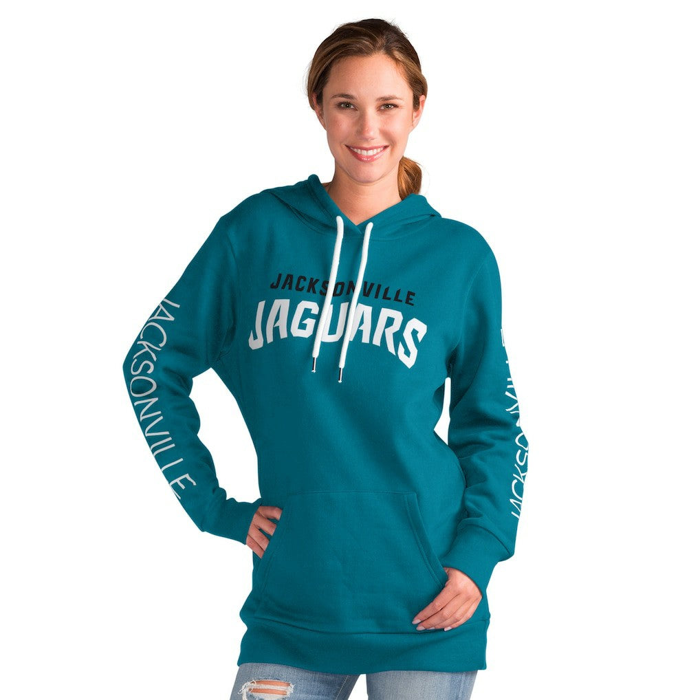 Jacksonville Jaguars G-III 4Her by Carl Banks Women's Extra Inning Pullover Hoodie | NFL Hot
