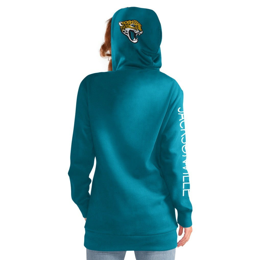 Jacksonville Jaguars G-III 4Her by Carl Banks Women's Extra Inning Pullover Hoodie | NFL Hot