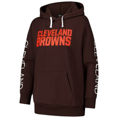 Cleveland Browns G-III 4Her by Carl Banks Women's Extra Inning Pullover Hoodie | NFL On sale