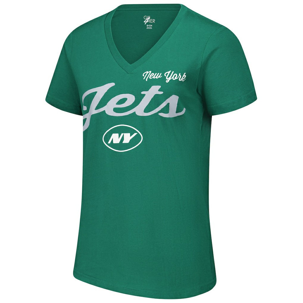 New York Jets G-III 4Her by Carl Banks Women's Post Season V-Neck T-Shirt | NFL Near me