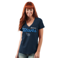 Tennessee Titans G-III 4Her by Carl Banks Women's Post Season V-Neck T-Shirt | NFL Online