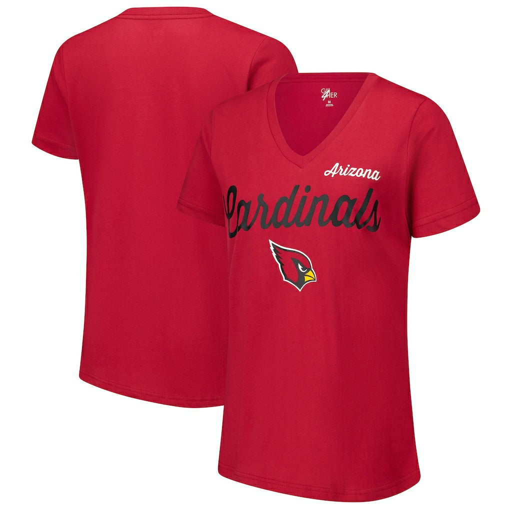 Arizona Cardinals G-III 4Her by Carl Banks Women's Post Season V-Neck T-Shirt | NFL US