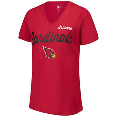 Arizona Cardinals G-III 4Her by Carl Banks Women's Post Season V-Neck T-Shirt | NFL US