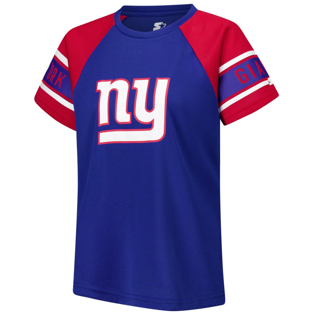 New York Giants Starter Women's 1st Rounder Color Block Raglan Top | NFL On sale