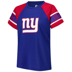 New York Giants Starter Women's 1st Rounder Color Block Raglan Top | NFL On sale