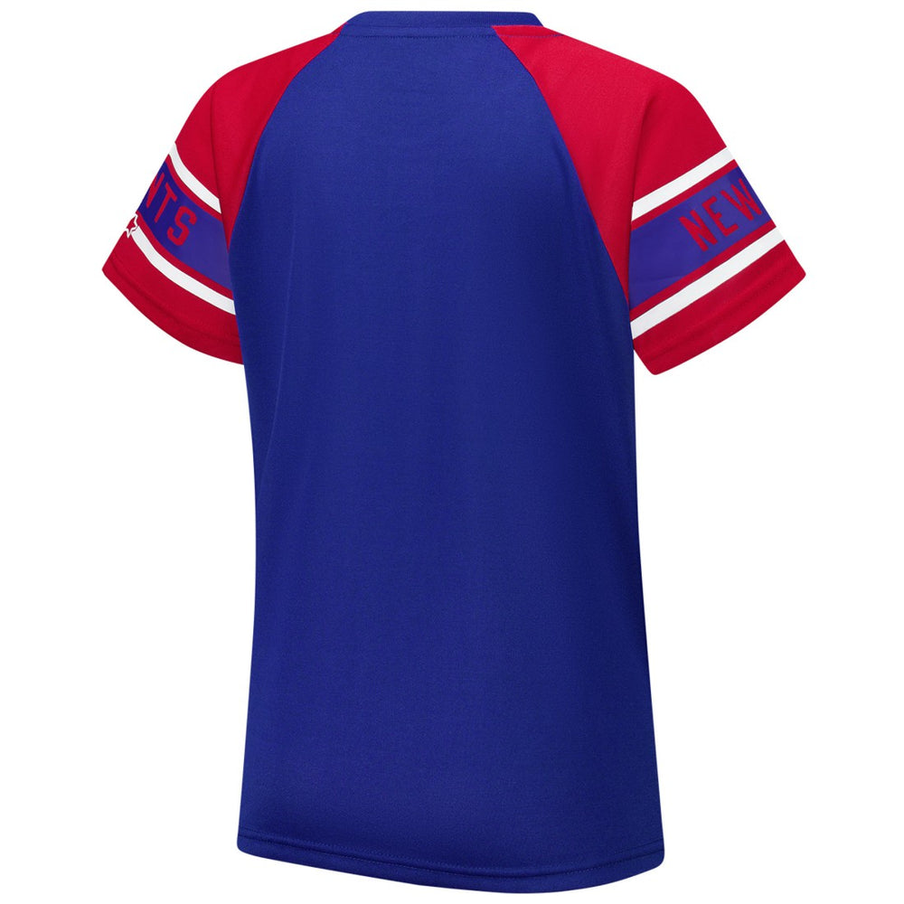 New York Giants Starter Women's 1st Rounder Color Block Raglan Top | NFL On sale