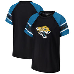 Jacksonville Jaguars Starter Women's 1st Rounder Color Block Raglan Top | NFL Hot