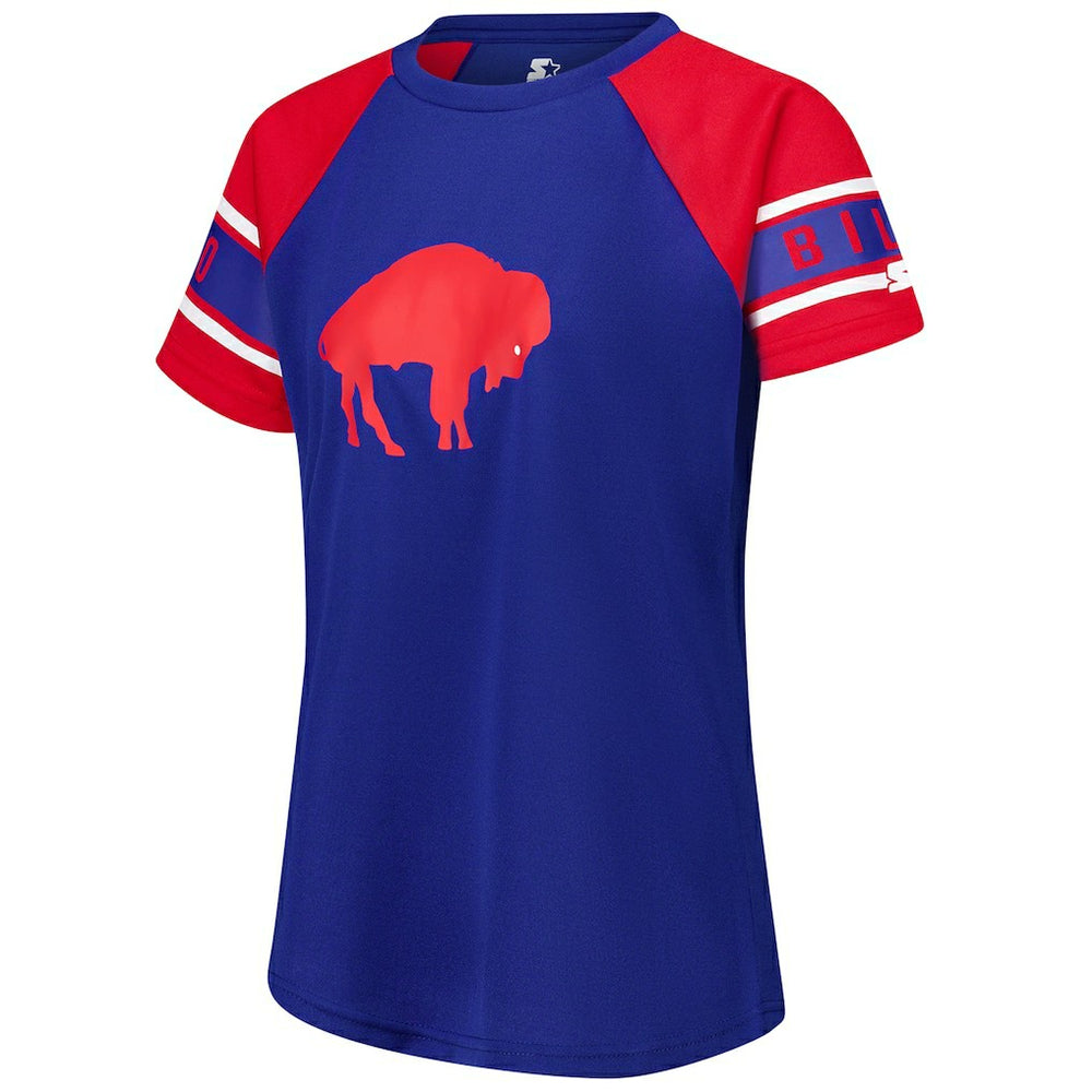 Buffalo Bills Starter Women's 1st Rounder Color Block Raglan Top | NFL US