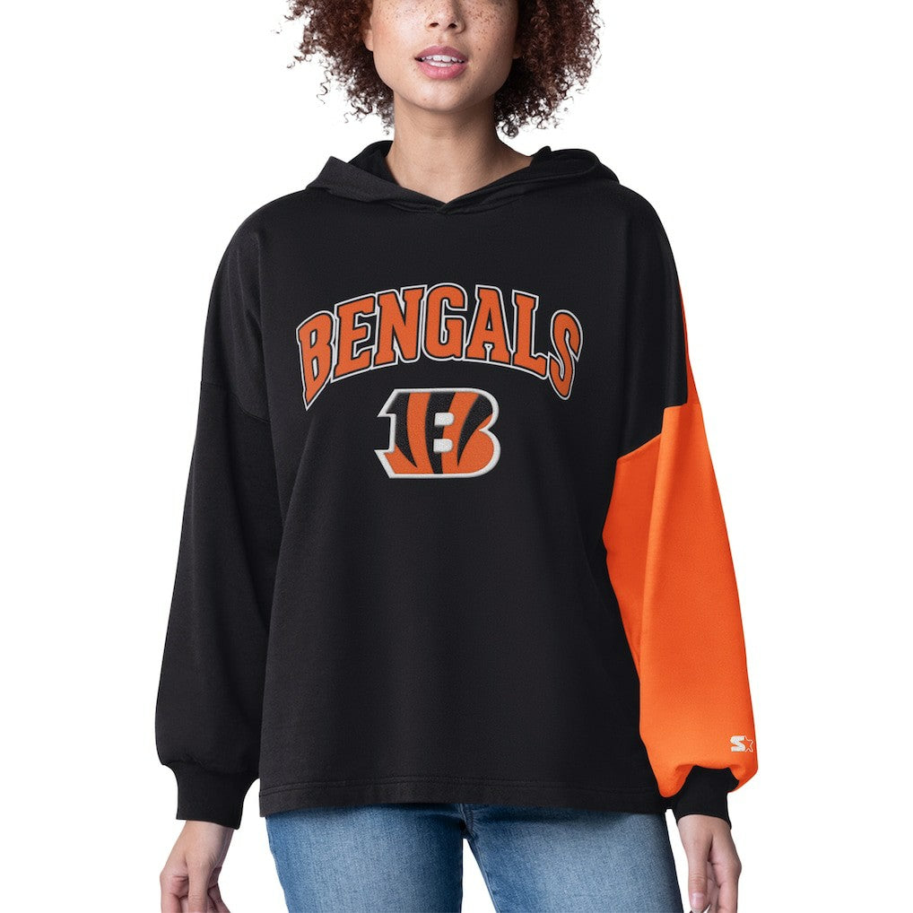 Cincinnati Bengals Starter Women's Power Move Long Sleeve Pullover Hoodie | NFL US