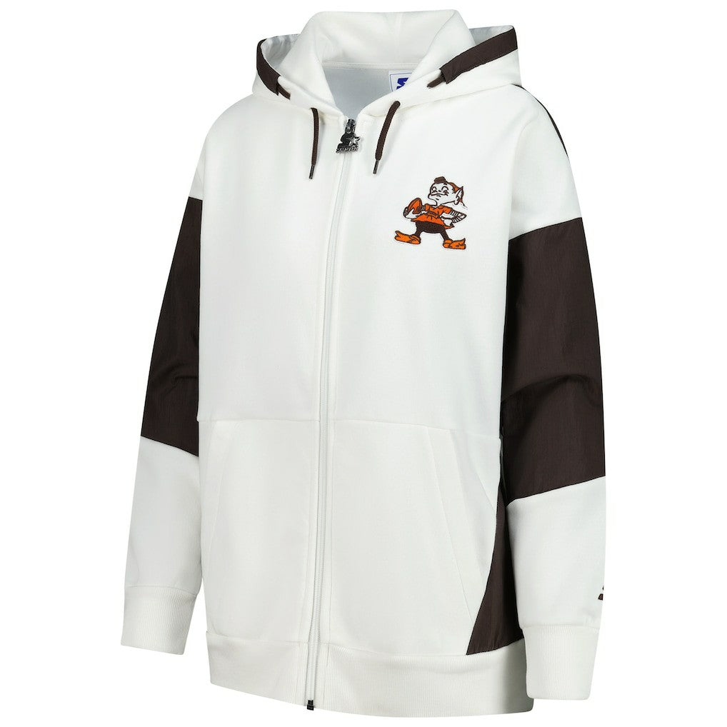 Cleveland Browns Starter Women's Scrimmage Full-Zip Hoodie | NFL New