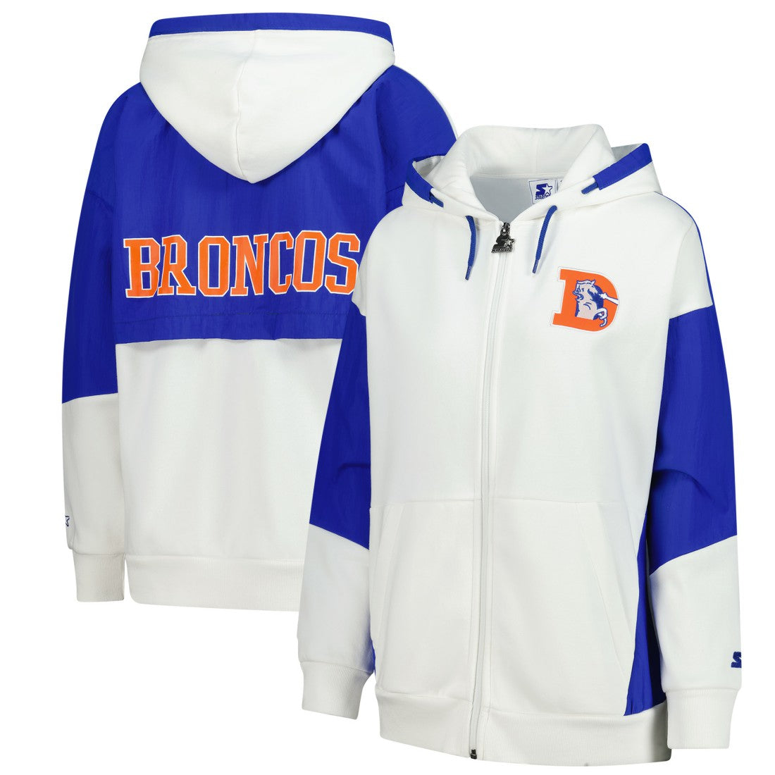 Denver Broncos Starter Women's Scrimmage Full-Zip Hoodie | NFL Near me