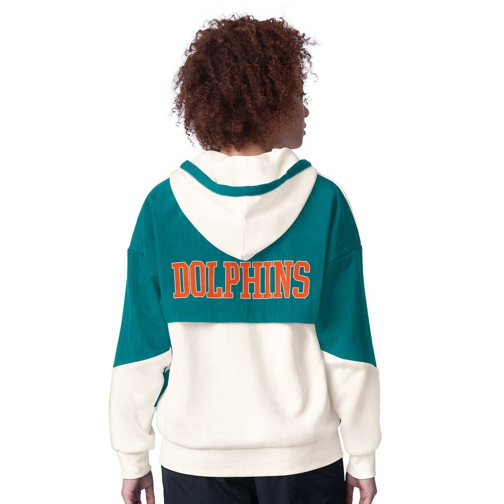 Miami Dolphins Starter Women's Scrimmage Full-Zip Hoodie | NFL Outlet
