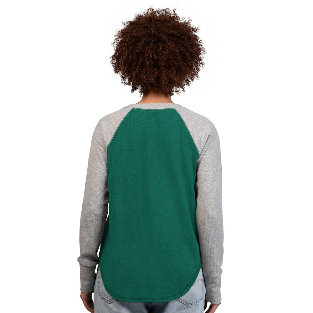 New York Jets G-III 4Her by Carl Banks Women's Waffle Knit Raglan Long Sleeve T-Shirt | NFL US