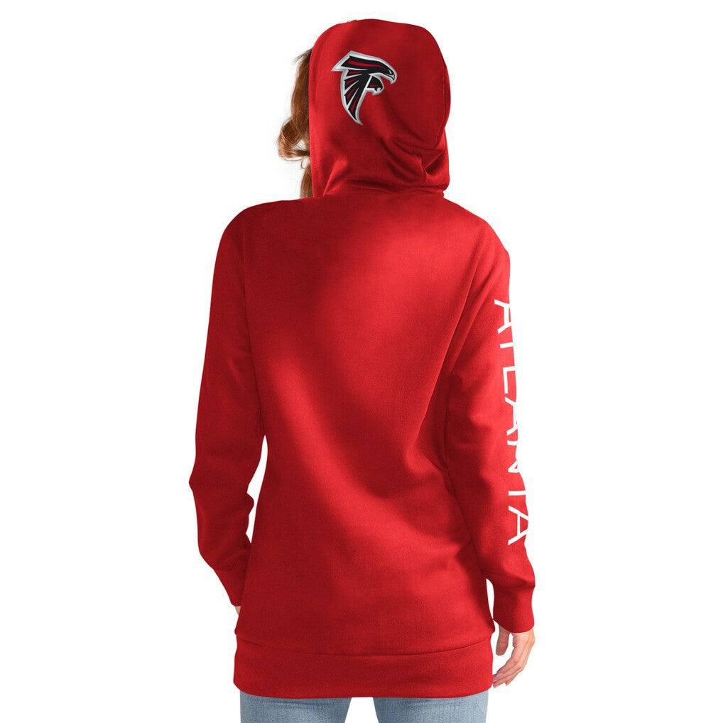 Atlanta Falcons G-III 4Her by Carl Banks Women's Extra Inning Pullover Hoodie | NFL US
