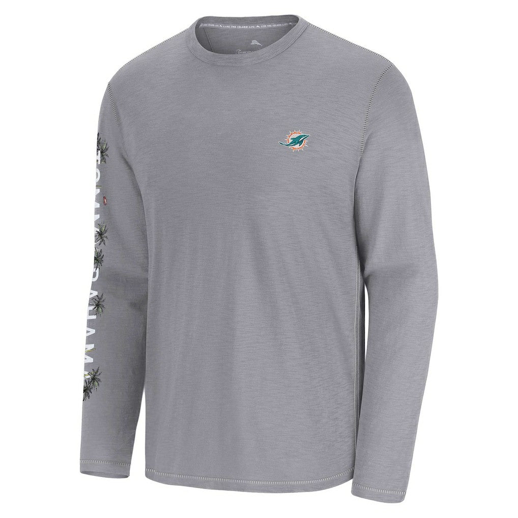 Miami Dolphins Oasis Endzone Lux Long Sleeve T-Shirt | NFL Outlet