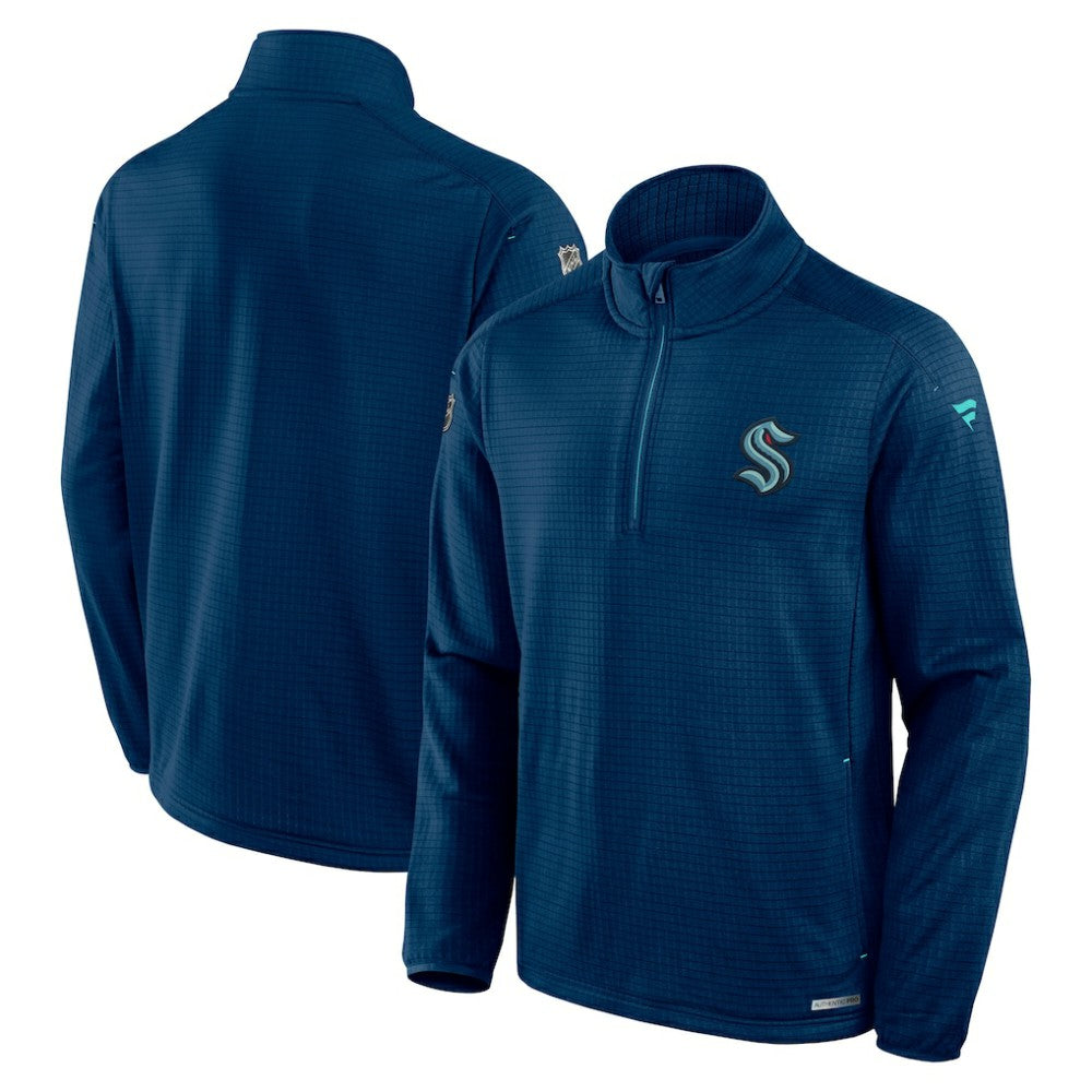 Seattle Kraken Fanatics Big & Tall Authentic Pro Quarter-Zip Top -  NHL