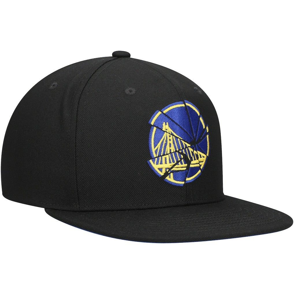 Black Golden State Warriors Shattered Snapback Hat sale | NBA