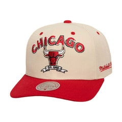 Cream/Red Chicago Bulls 6x NBA Champions Soul Legacy Defined Snapback Hat | NBA