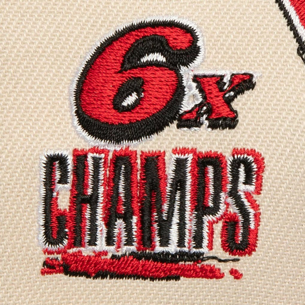 Cream/Red Chicago Bulls 6x NBA Champions Soul Legacy Defined Snapback Hat | NBA