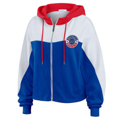 Buffalo Bills WEAR by Erin Andrews Women's Plus Size Color Block Full-Zip Hoodie | NFL New